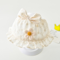 Simple and cute newborn baby empty top hat summer thin male and female baby fontanel protection hat 0-3-6 months fetal cap