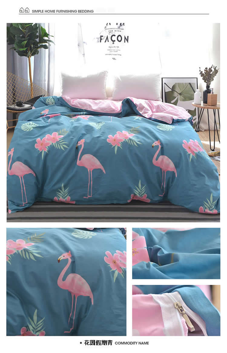 Một mảnh chăn bông bao gồm 100% bông chăn đơn 1,5m1,8 m giường đôi 200x230 ký túc xá sinh viên - Quilt Covers chăn hè everon