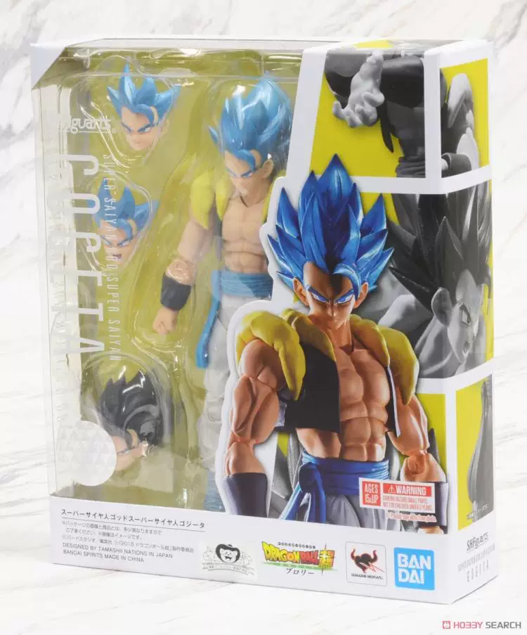 BANDAI Bandai SHF Dragon Ball Super Театральное издание Синий волос Супер Синий вайсин Бог Год Джоэта новый лот