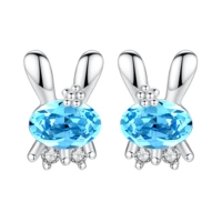Серьги с маленьким кроликом obto 【изысканная упаковка】