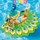 Intex, надувной бассейн для взрослых, водная игрушка, плавательный круг, павлин, популярно в интернете