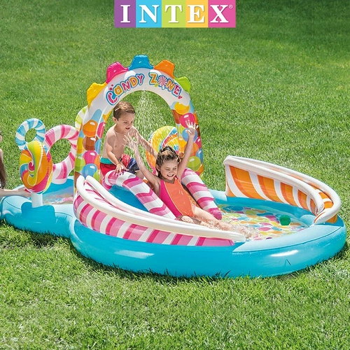 INTEX Надувной большой бассейн, дорожная игрушка для игр в воде