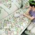 Bông giặt Mỹ vải cotton mục vụ bốn mùa phổ quát sofa đệm chống trượt da rắn gỗ bìa khăn - Ghế đệm / đệm Sofa