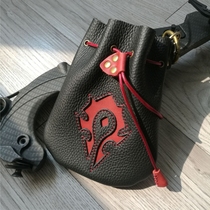 Leather hand sprinkler bag sundries bag Bow and arrow accessories bag beauty hunting traditional composite universal sprinkler bag