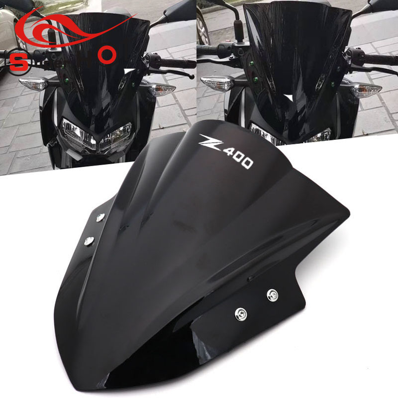 Suitable for Kawasaki Z400 19-21 years modified front windshield windshield windshield windshield windshield front windshield deflector
