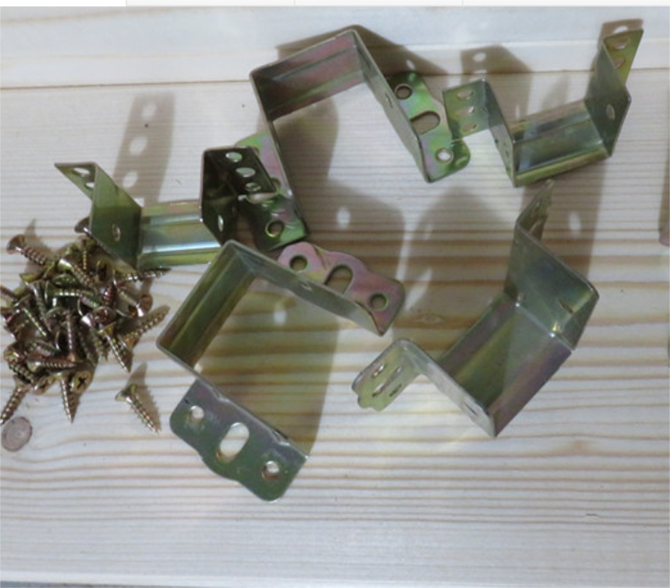 Giường ngủ giường ngủ hồ sơ dầm Chuangzai 1.8M2 1,5 Pine bên giường gỗ gỗ xương bối cảnh Chuangban - Giường giá giường sắt