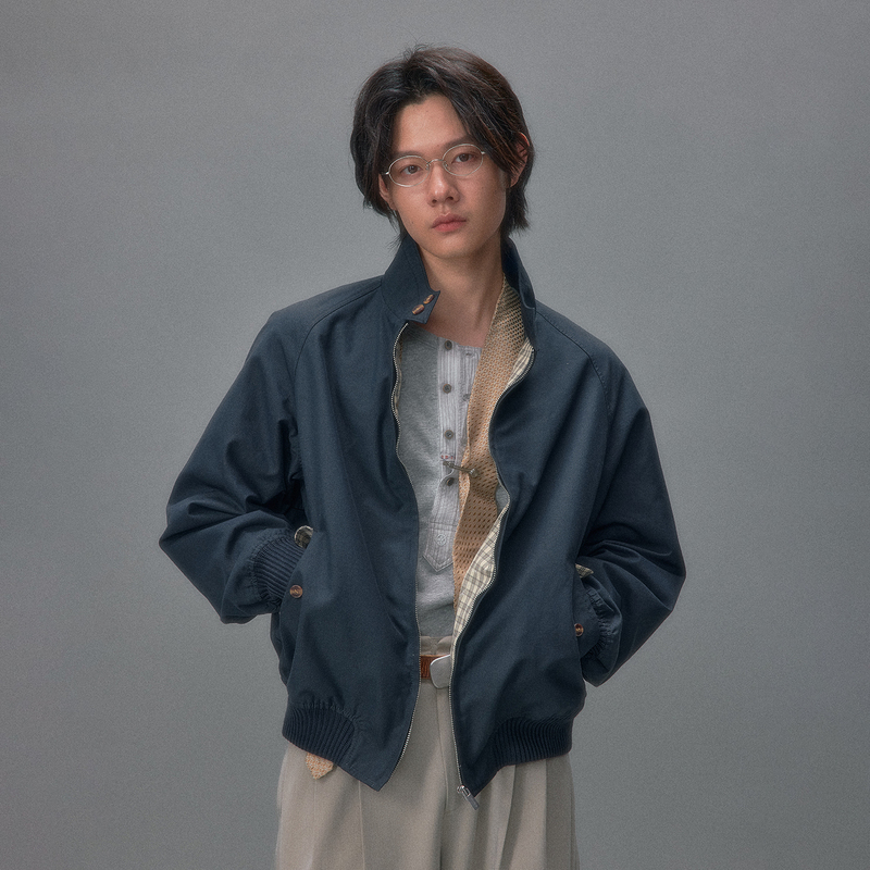 Chemical Products Yokohama Harbor Harrington Jacket J5_Nvy/Crm_Harringtonjacket