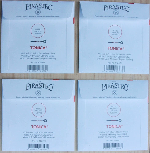 Новые струны для скрипки Германии Пирастро Tonica Tonica Импортированные нейлоновые скрипки струны