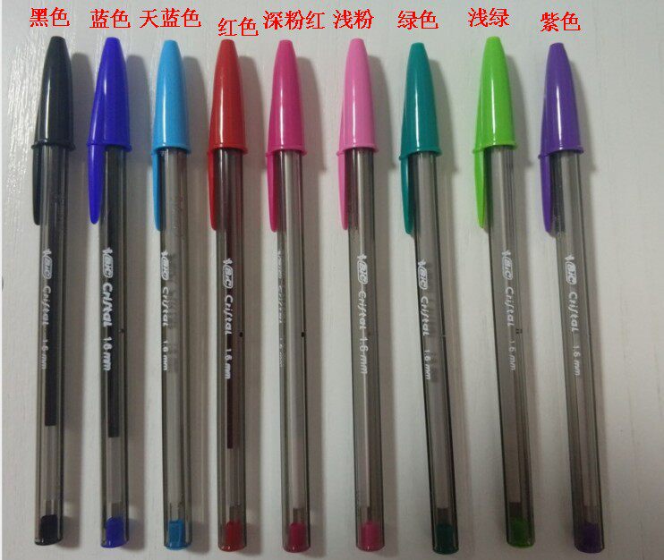 Full RMB28  US Bic Bike 0 5mm Colour medium pen 1 6mm Colour Ball pen