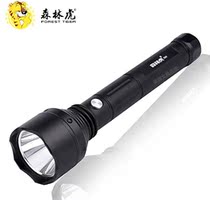 Forest Tiger 588 Strong Light Flashlight Built-in Battery USB Rechargeable Outdoor Home Super Bright Range Waterproof Body