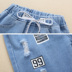 Girlpants 2020 vừa quần mới cho trẻ em mất-fitting Hàn Quốc phiên bản của quần jean lỗ Xuân Thu cho trẻ em bên ngoài mặc. 