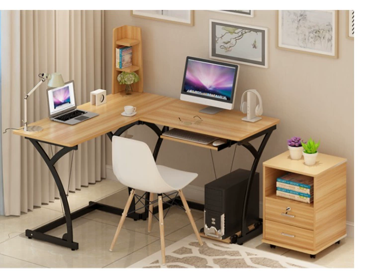 Bàn máy tính để bàn tại nhà văn phòng bàn viết bàn hiện đại tối giản bằng gỗ góc máy tính xách tay - Bàn