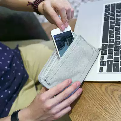 Passport charter ticket Passport holder protective cover Waterproof travel storage bag Abroad multi-function document bag Document bag