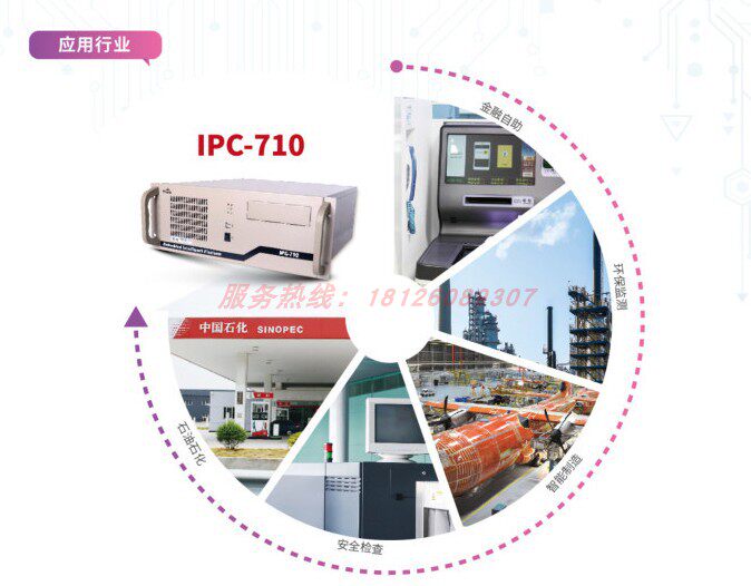 研祥IPC-710 ATX标准板卡/兆芯板卡 EC9-1501主板/兆芯c4580处理