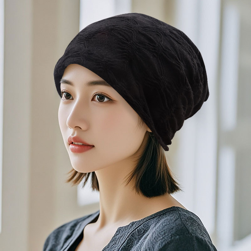 Headwrap Hat with Integrated Wig for Women, 2026 New Style, Short Hair, Sun Protection, Air Conditioning, Slouchy Hat, Bald Head, Warm, Thin Style