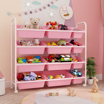 Childrens toy storage rack mobile baby toy storage cabinet storage rack nursery stock finishing rack Shenzer