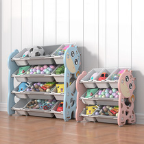 Childrens toy containing cabinet Home Living room Baby Inductive Finishing Economy Type Multilayer Floor Toddler Shelve