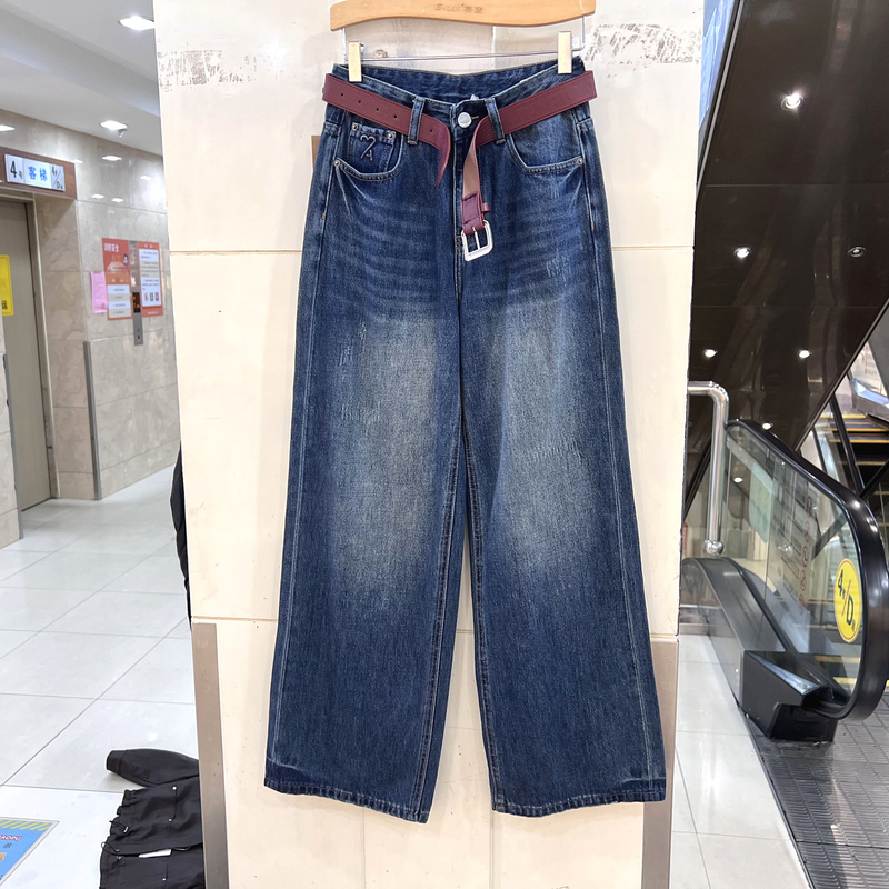 Zoyna S93507 European Fashion Versatile Jeans Straight-Leg Pants Slimming Elegant Women's Pants 2026 Autumn