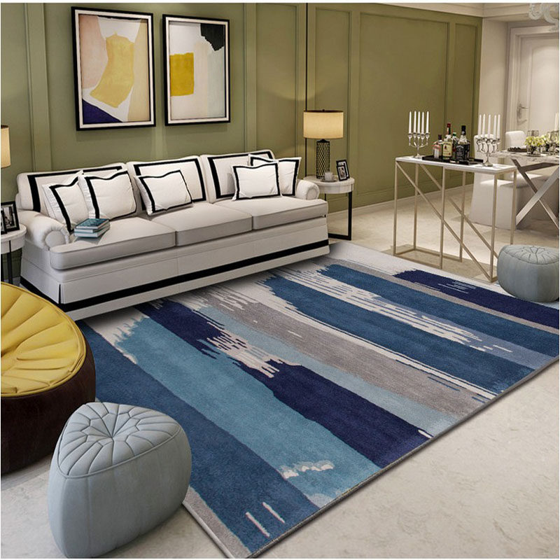 North European Rug Simple Modern American Living Room Sofa Coffee Table Mat Bed Side Blanket Bedroom Full Shop Washing Custom