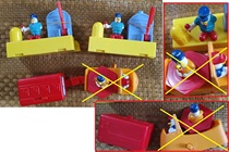 KFC Toys 2006 Qiqi Railway Happy Tour Small Train Various Parts Wear Each