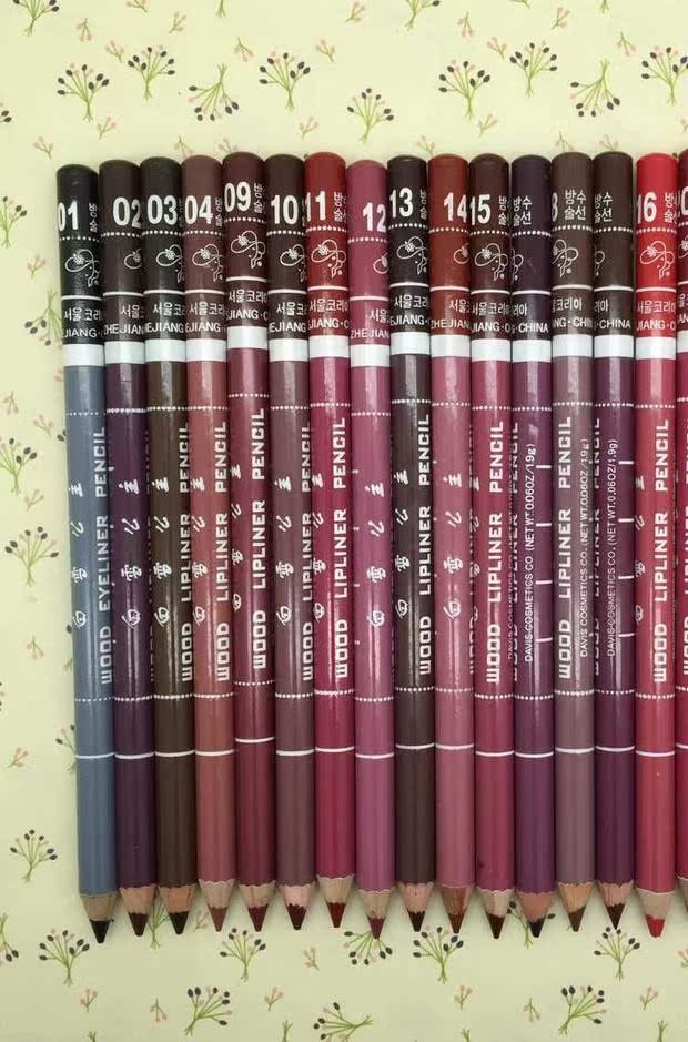 Snow White Lip liner / Lip Pencil Lip Makeup Pink Purple Nude Lip liner Không tẩy trang nhiều màu 	son bút chì colourpop lippie stix	