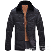 Black cotton clothes thickened cotton padded jacket for aged mens work clothes cotton clothes new dads xabYViEzzz