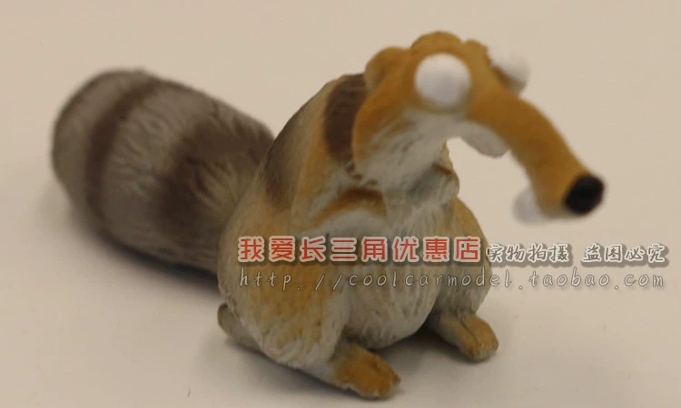Ice age mô phỏng động vật mô hình đồ chơi đồ chơi tĩnh nhựa động vật sóc đười ươi vịt hoang đồ chơi cho bé 2 tuổi