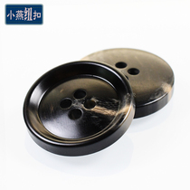 Brown Mens Cashmere Coat Windbreaker Buttons Wild Round Matte Suit Jacket Buttons Black Pants Buttons