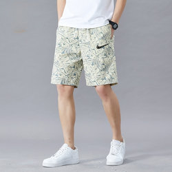 Ole 2025 New Summer Shorts for Men, Trendy Brand, Pure Cotton, Breathable, Thin, Loose-Fitting, Quick-Drying Casual Shorts