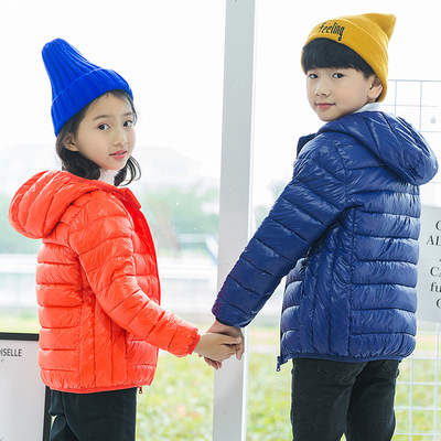 童装儿童轻薄棉衣中大童秋冬外套