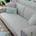 Băng ghế sofa lụa đệm đơn giản hiện đại mùa hè thảm mát chống trượt phòng khách mùa hè đệm ghế sofa - Ghế đệm / đệm Sofa Ghế đệm / đệm Sofa