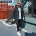 Black Jin size lớn xuống áo khoác nam mùa đông béo nam 2018 mới cộng với phân bón để tăng mỡ jacket áo khoác trùm đầu ấm - Cực lớn áo hoodie nam chính hàng Cực lớn