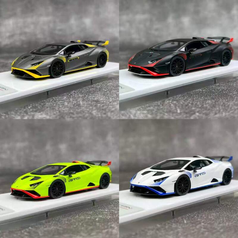 Makeup Mu 1:43 Lamborghini Huracan Sto 2021 Resin Car Model Collection