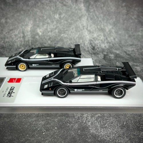 Модель автомобиля Шаша с макияжем MU 1:43 Lamborghini Countach, коллекция Токийского автосалона 1977 года
