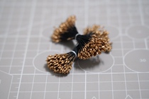 Japan imports golden roses pistachios with flowers hearts and flowers DIY handmade dyed bouquet materials