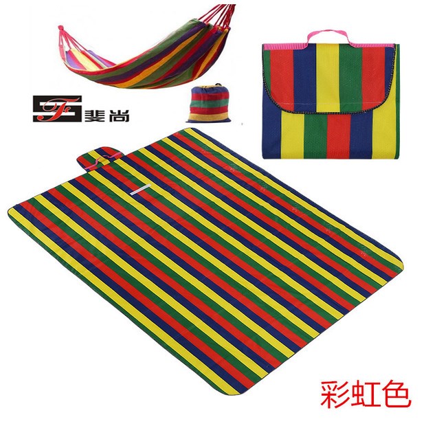 Nguồn cung cấp ngoài trời, thảm, thảm cỏ chống ẩm, 3-4 người, bãi biển du lịch hoang dã, thảm dã ngoại không thấm nước, bên bờ biển - Thảm chống ẩm / Mat / Gối thảm xốp trải sàn