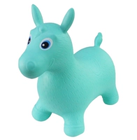 Прыгать монохромный коня синий цвет