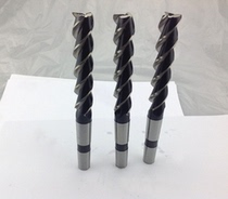 Super hard speed steel taper shank standard extended end mill 50X200X250 white steel