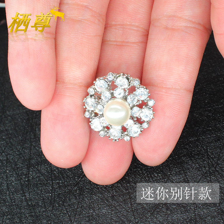 Broche femme en Zircon diamant - Ref 1172779 Image 4