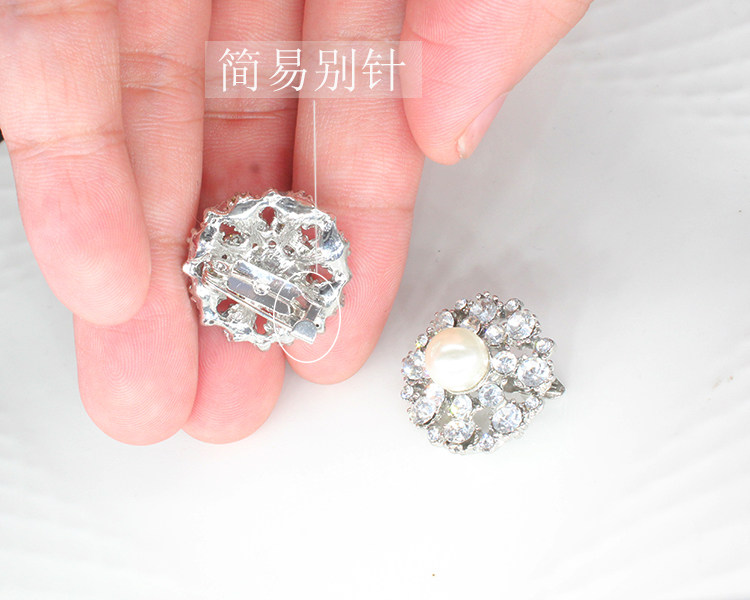 Broche femme en Zircon diamant - Ref 1172779 Image 6