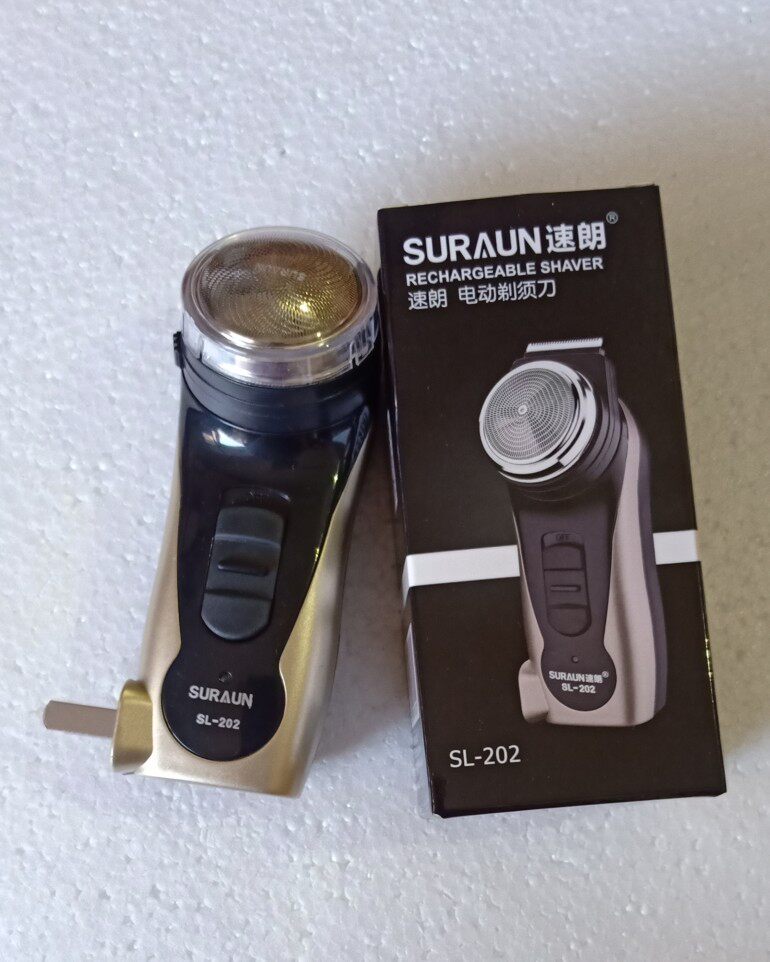 Sklong 202 Charging Motor Shaver 3W high power single knife head rotates without fear of big beard beard