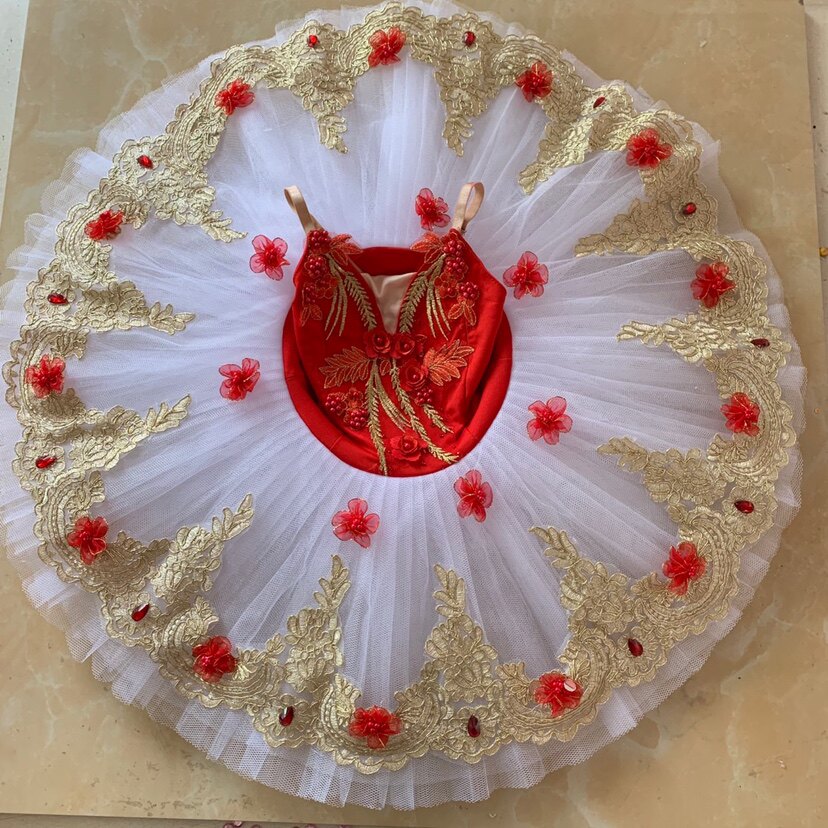 New children's ballet dresses Fairy Professional Ballet TUTU Skirt Stage Act Out of Swan Lake Performance