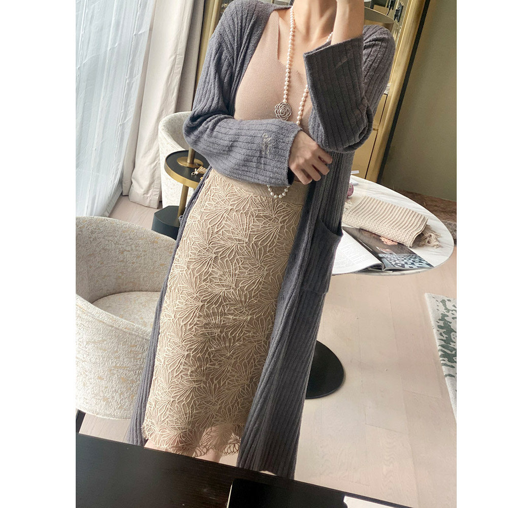 Use her for an autumn winter advanced and temperament where to find yarn so good looking wool half-body dress