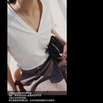 Seconds into the quality such a luxurious setting and dyeing this year upgrade the double-silk light cotton T-shirt the more V the V 