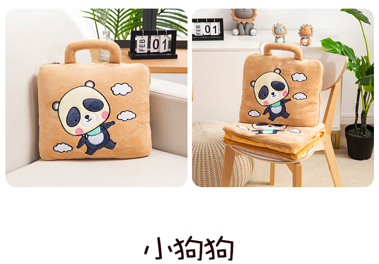 Văn phòng Nam Cực Gối Văn phòng Chăn kép Sử dụng Gối Xe Đệm Lông Chăn Napping Gối Back Pad - Trở lại đệm / Bolsters gối kèm chăn văn phòng