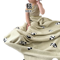 Blanket summer thin office lunch nap small blanket air-conditioning sofa cover blanket coral velvet shawl bed quilt