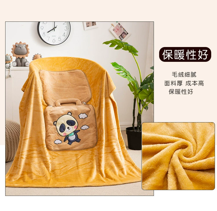 Văn phòng Nam Cực Gối Văn phòng Chăn kép Sử dụng Gối Xe Đệm Lông Chăn Napping Gối Back Pad - Trở lại đệm / Bolsters