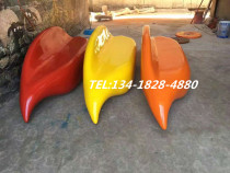 Outdoor shopping mall display IP ornaments resin fiber pepper model creative custom fiberglass leisure seat sculpture