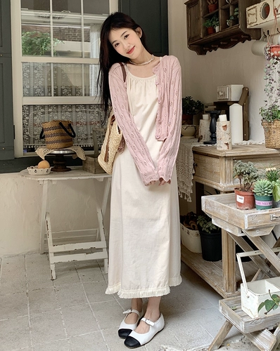 Комплект, весенняя юбка, платье с кисточками, милый кардиган, большой размер