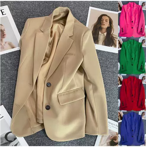 2024 Весенняя осенняя женщина мода мода пиджаки блейзер